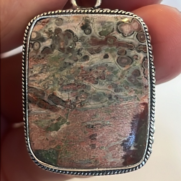 #585 Leopard 🐆 Skin Jasper Handcrafted Pendant NWOT - Picture 14 of 14